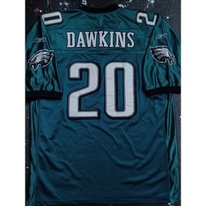 Brian Dawkins vintage Philadelphia Eagles stitched NFL x Reebok football jersey